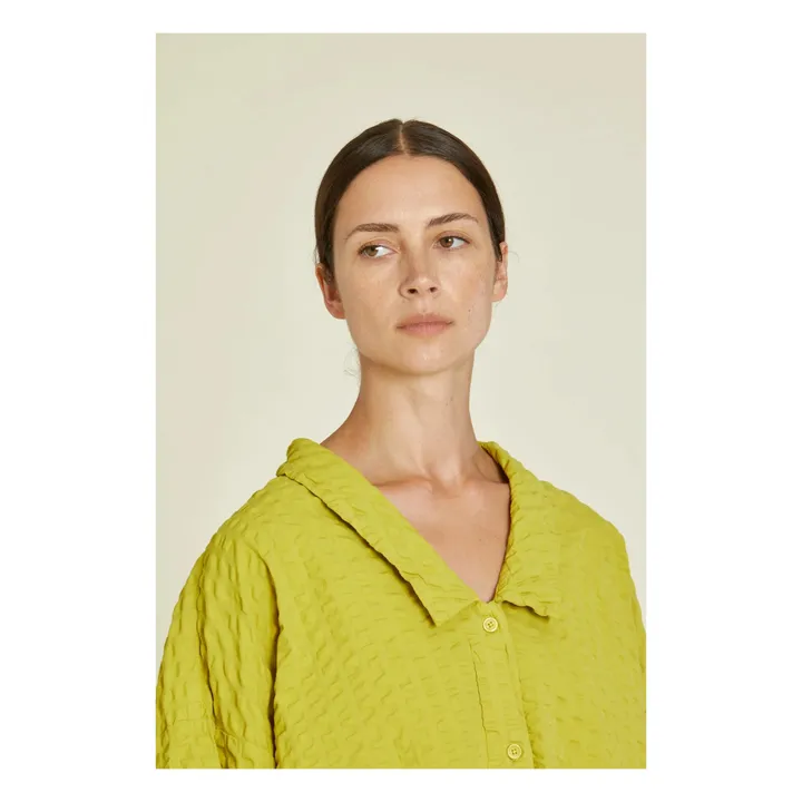 Black Crane Chemise Chelsea Seersucker | Curcuma