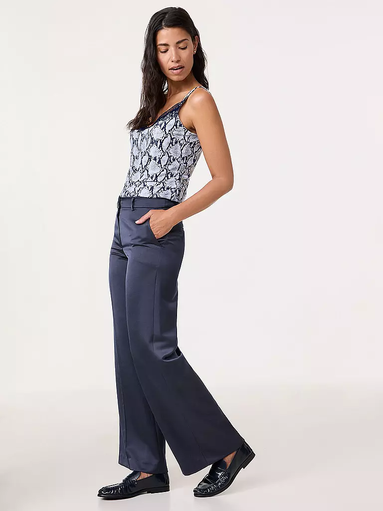 GERRY WEBER Marlenehose  dunkelblau