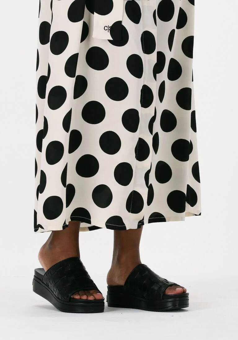 SHABBIES zwarte shabbies slippers 170020260