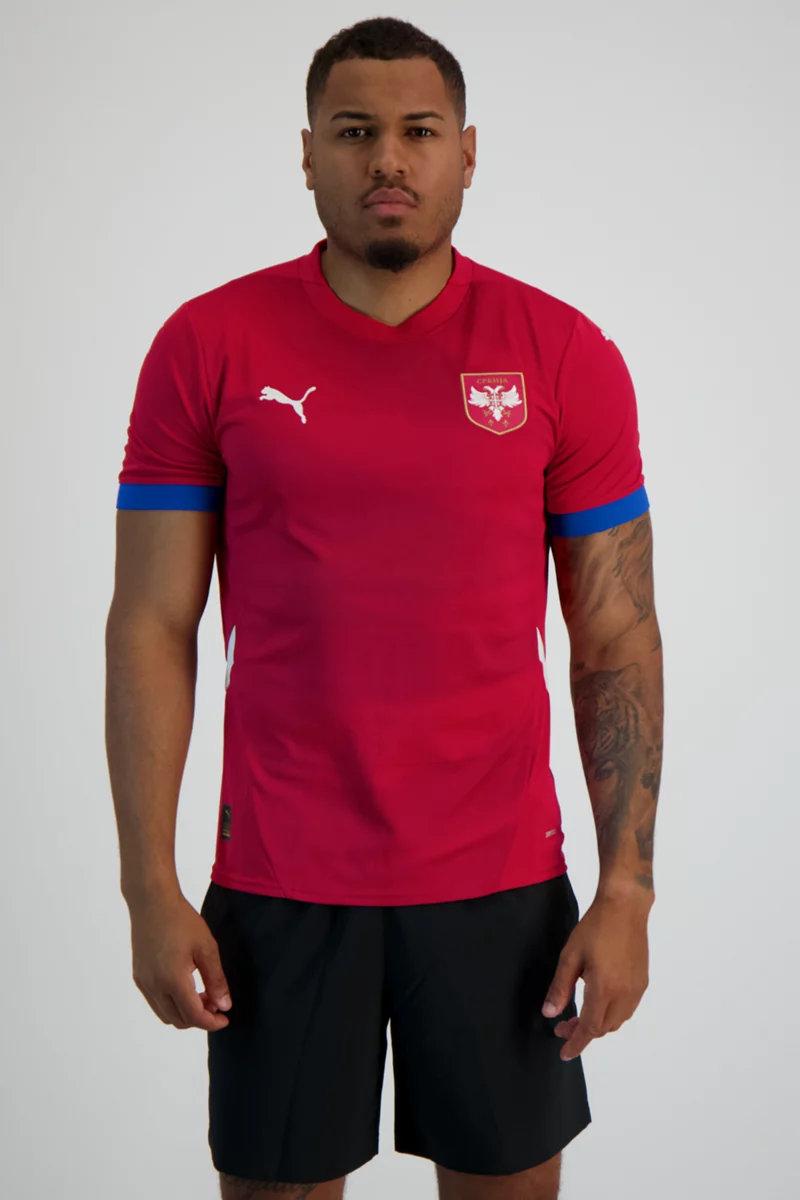 Puma Serbien Home Replica Herren Fussballtrikot EM 2024