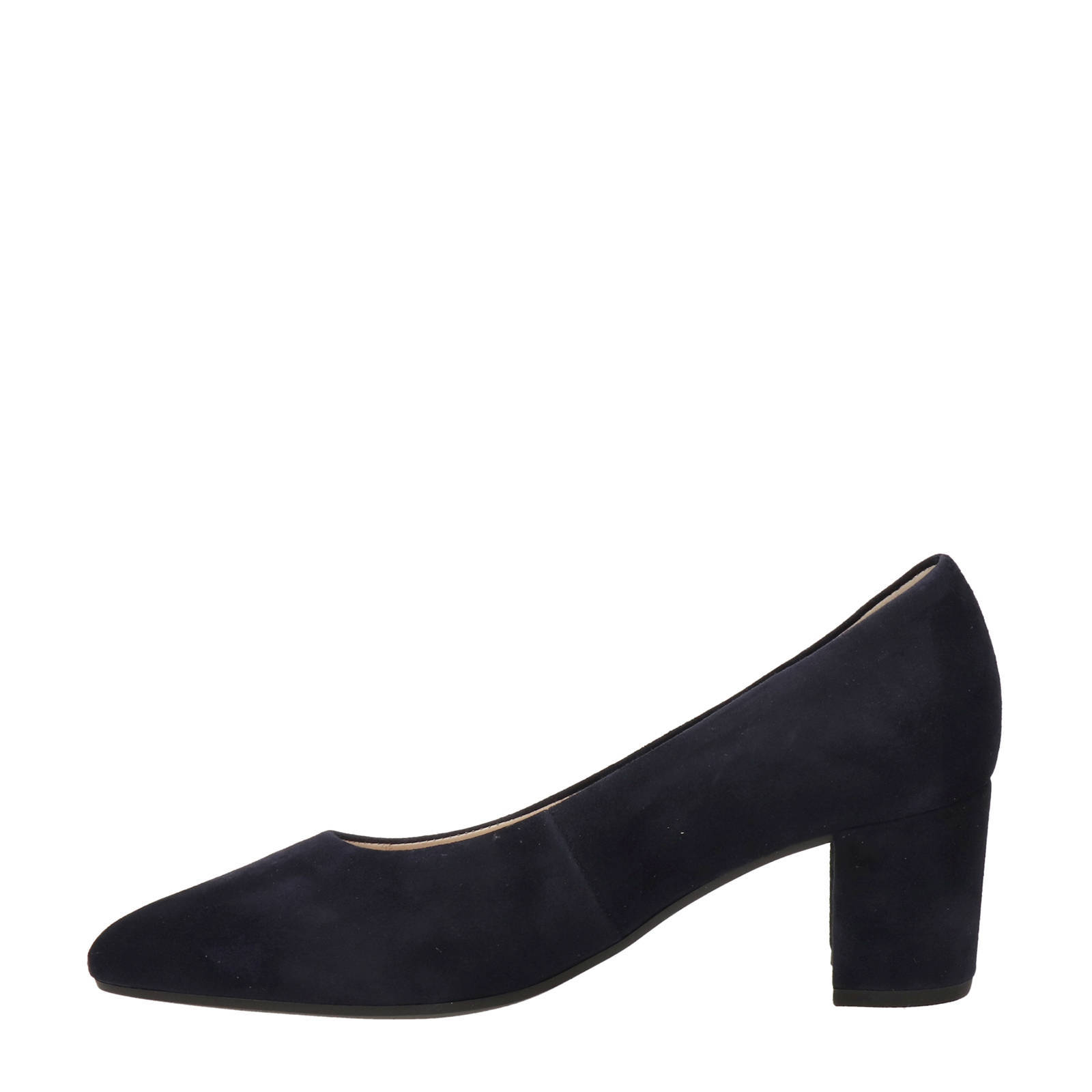 Gabor suède pumps donkerblauw