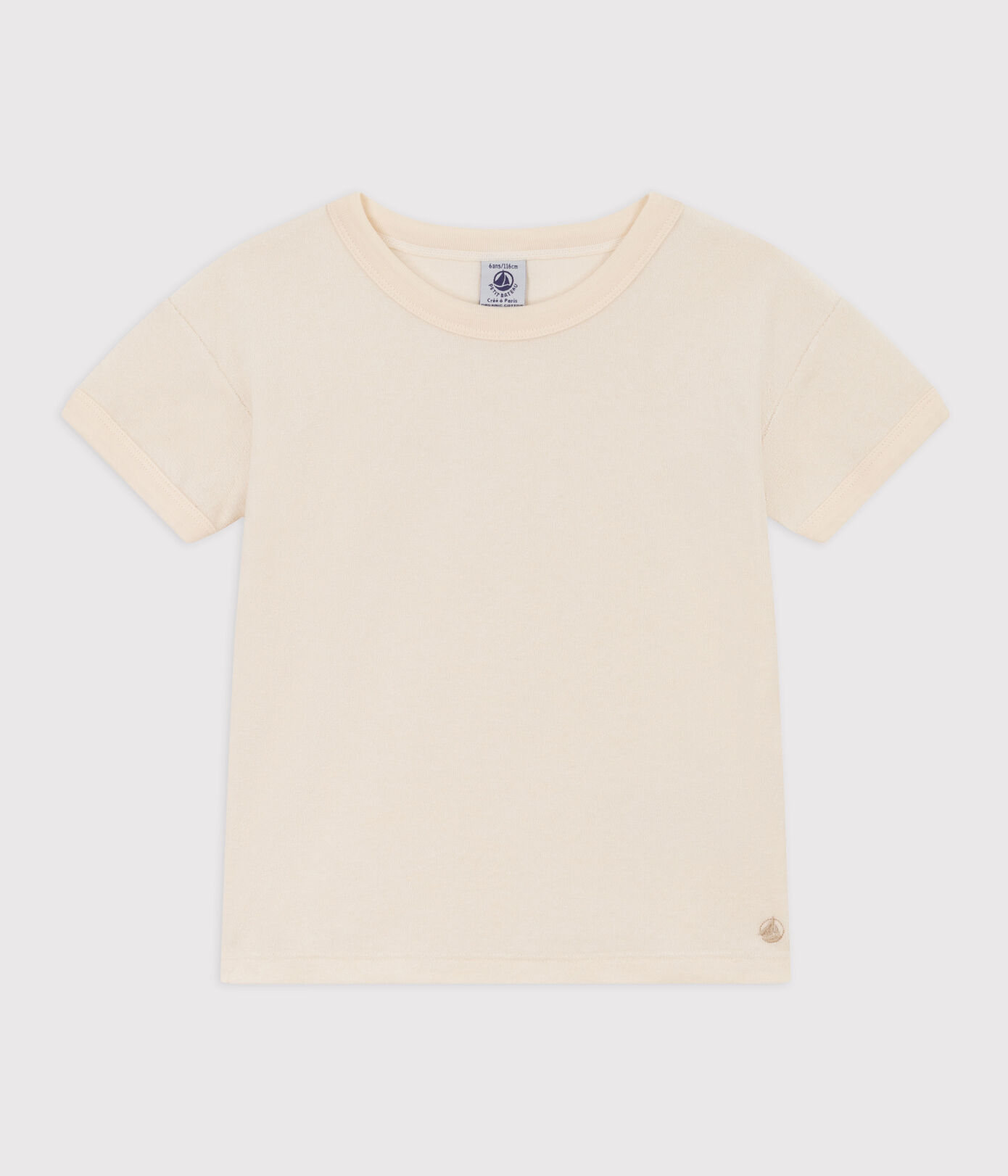 Tee-shirt en bouclette éponge enfant fille/garçon