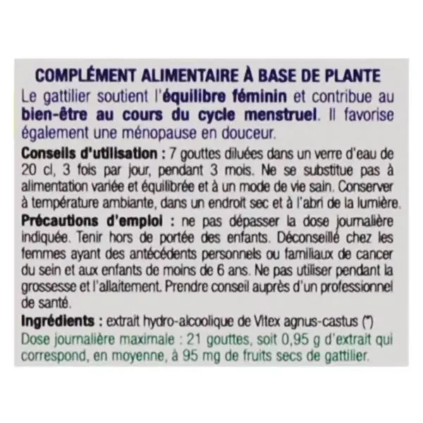 Extrato orgânico de agnocasto Ladrome, 50ml