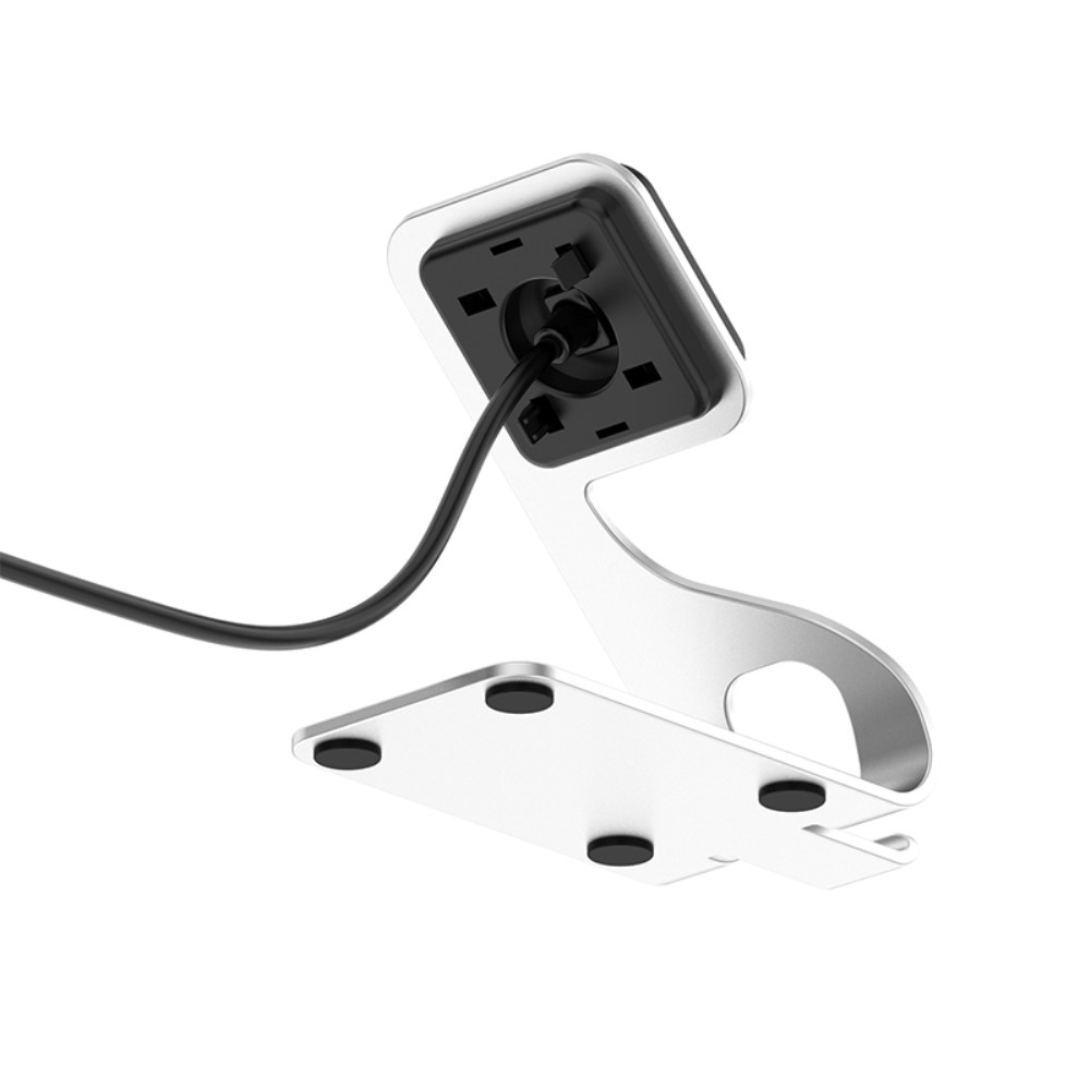 2in1 Fitbit Inspire / Inspire HR / Ace 2 Dockingstation Halterung mit USB Ladegerät - Silber