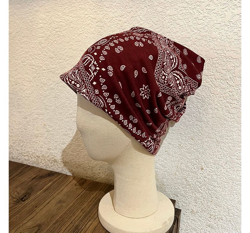 Cap Station - Paisley Print Bandana