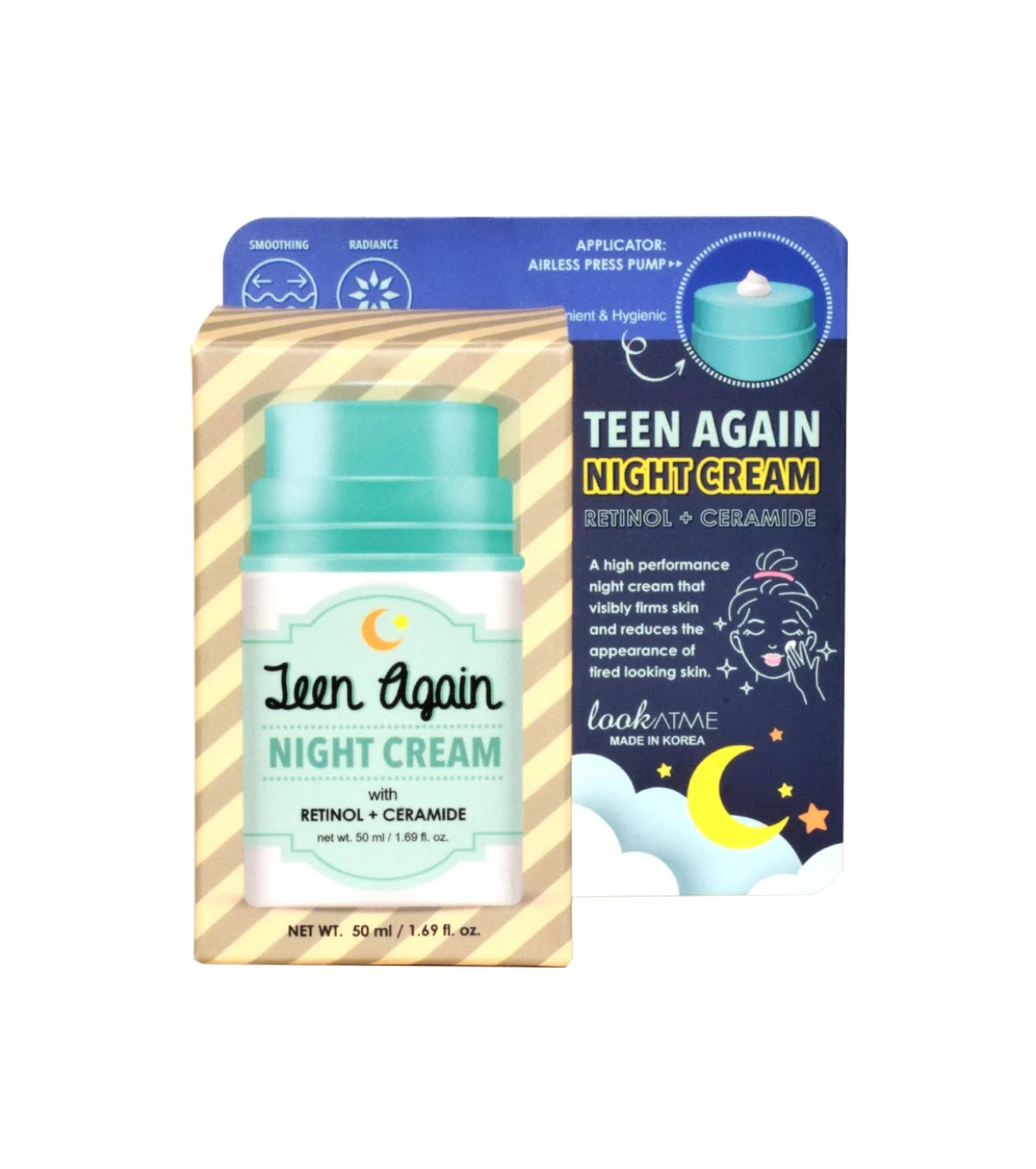 Look At Me - *Teen Again* - Creme facial noturno com retinol e ceramidas