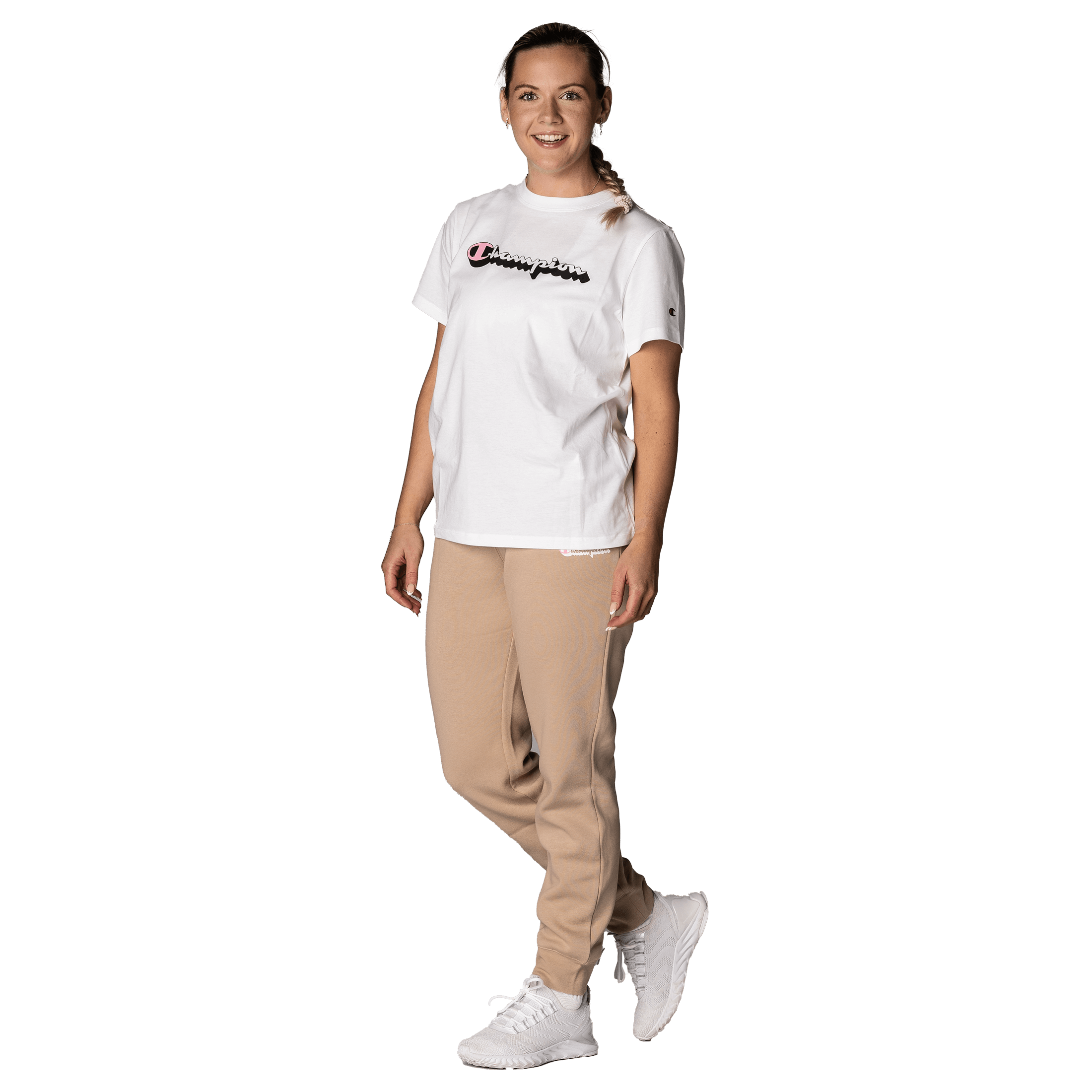 Champion Crewneck T-Shirt W - Fritid og bomull
