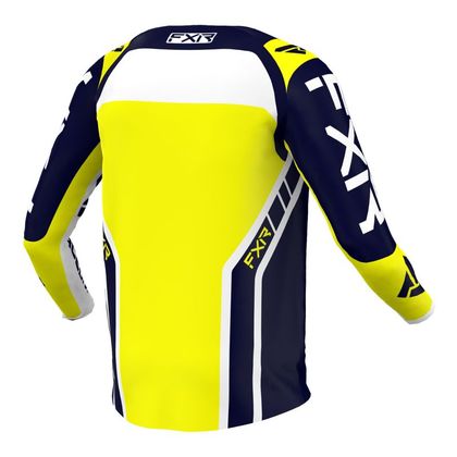 Maillot cross FXR CLUTCH PRO MIDNIGHT/WHITE/YELLOW 2022 - Bleu / Blanc