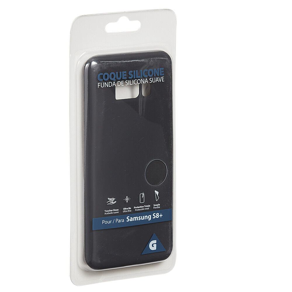 Coque en silicone Samsung S8+ noir