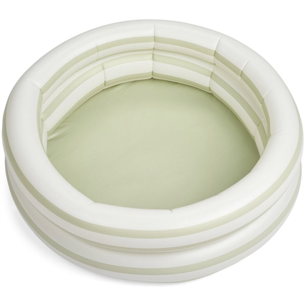 Leonore Badebassin Stripe Dusty Mint/Creme De La Creme