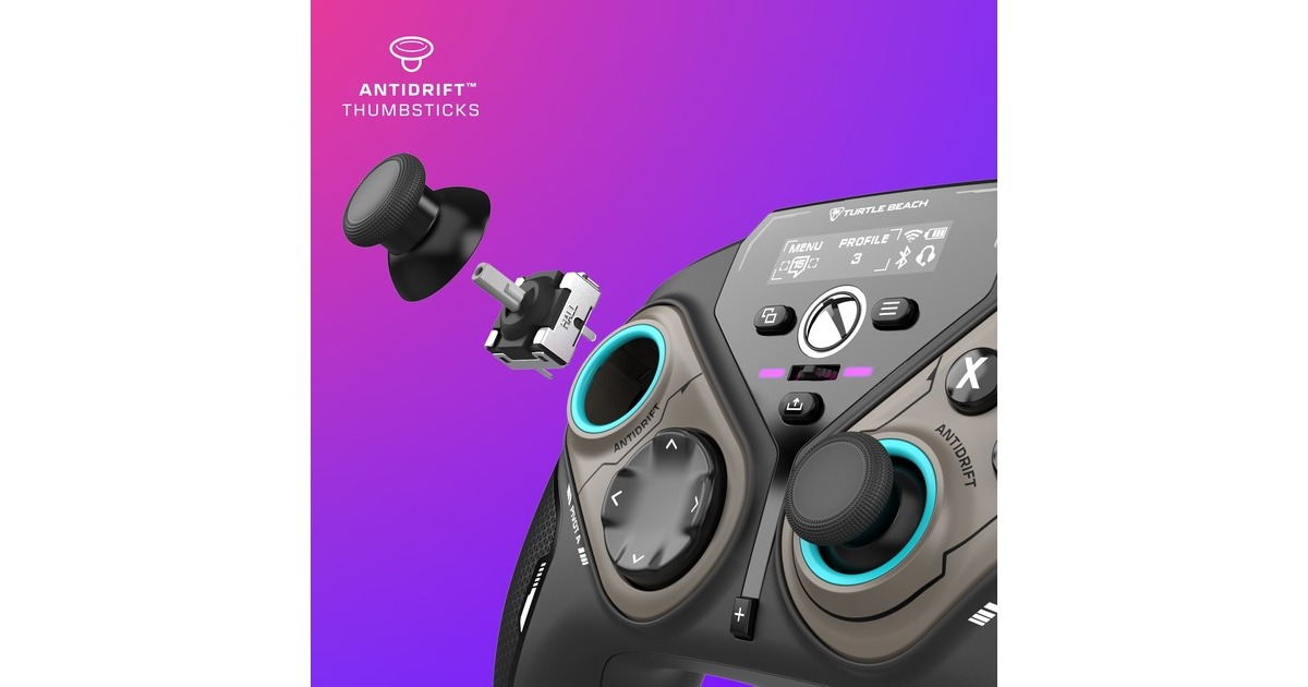Turtle BeachStealth Pivot draadloze slimme controller   (Zwart, 2,4 GHz / Bluetooth / USB, Pc, Xbox, Android)