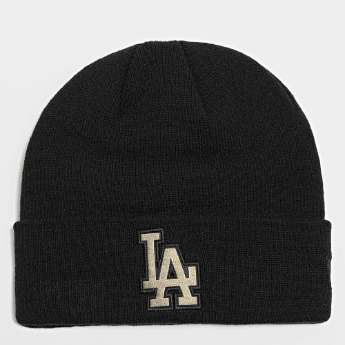 Bonnet Metallic Badge Los Angeles Dodgers Noir Doré
