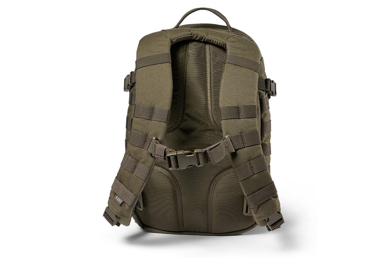 5.11 Rush 12 2.0 Backpack, donkergroen, rugzak met MOLLE-web