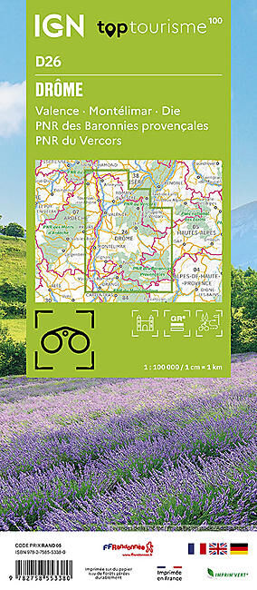 IGN - DROME D26 TOP TOURISME 100 IGN
