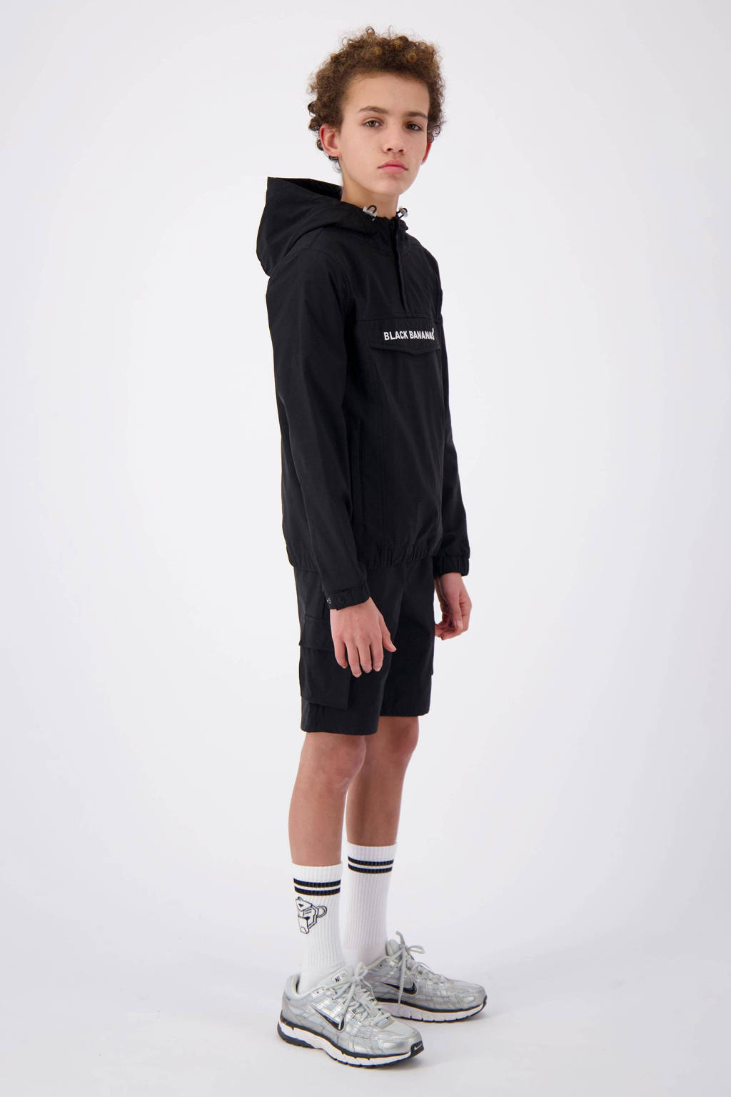 BLACK BANANAS anorak zomer zwart