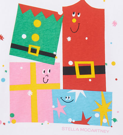 Stella McCartney Kids Bluse - Weiß/Weihnachten
