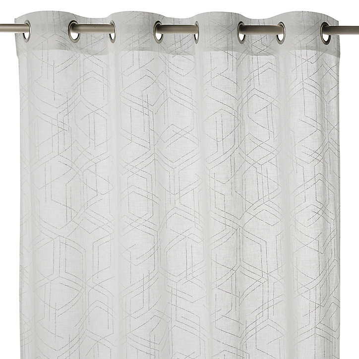 Voilage Kiya 260x140 cm blanc GoodHome