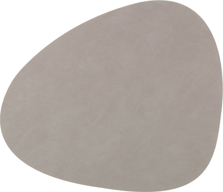 LIND DNA TABLE MAT CURVE L (37x44cm) NUPO light grey Light grey