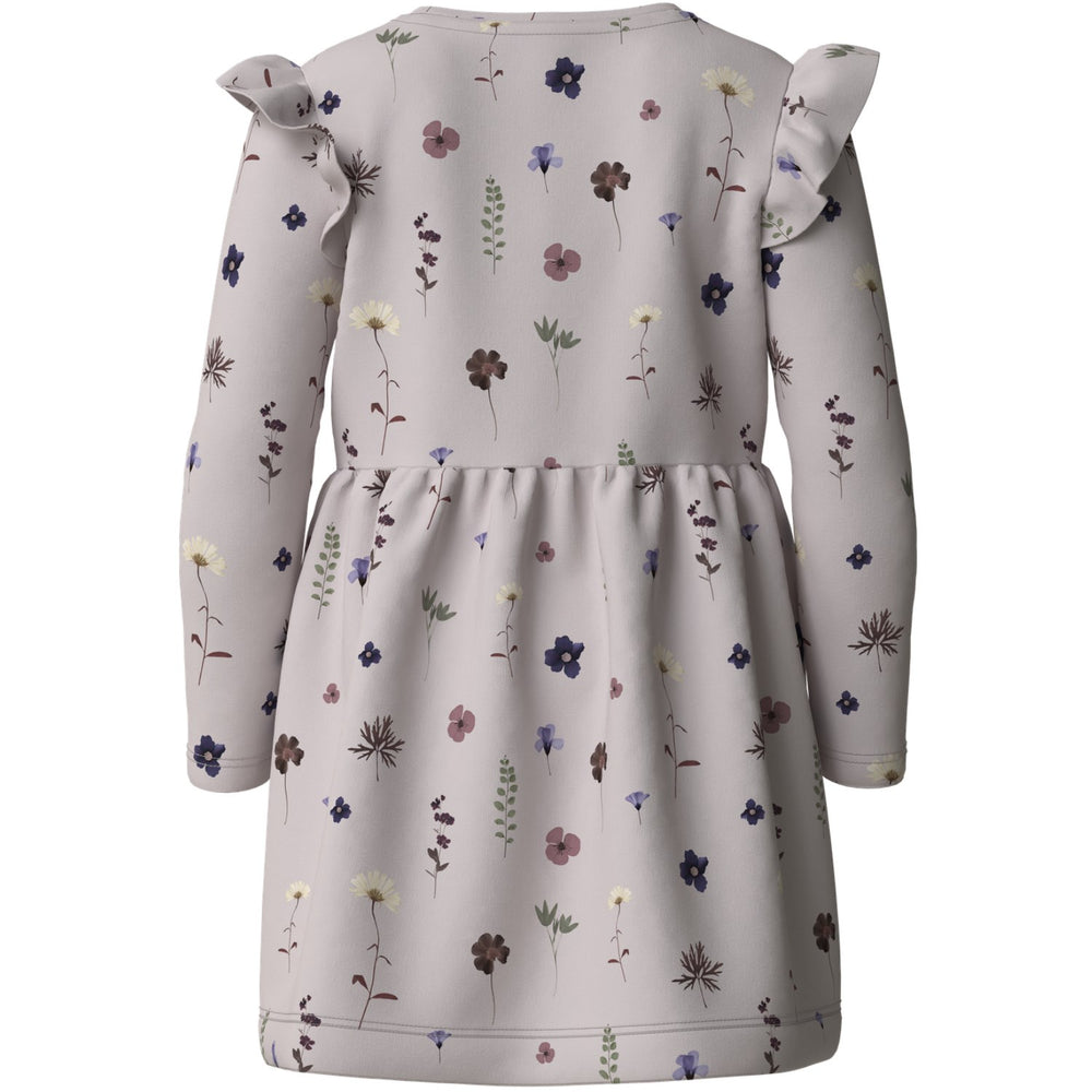 Køb Name It Lilac Ash Nmffilulu Ls Kjole