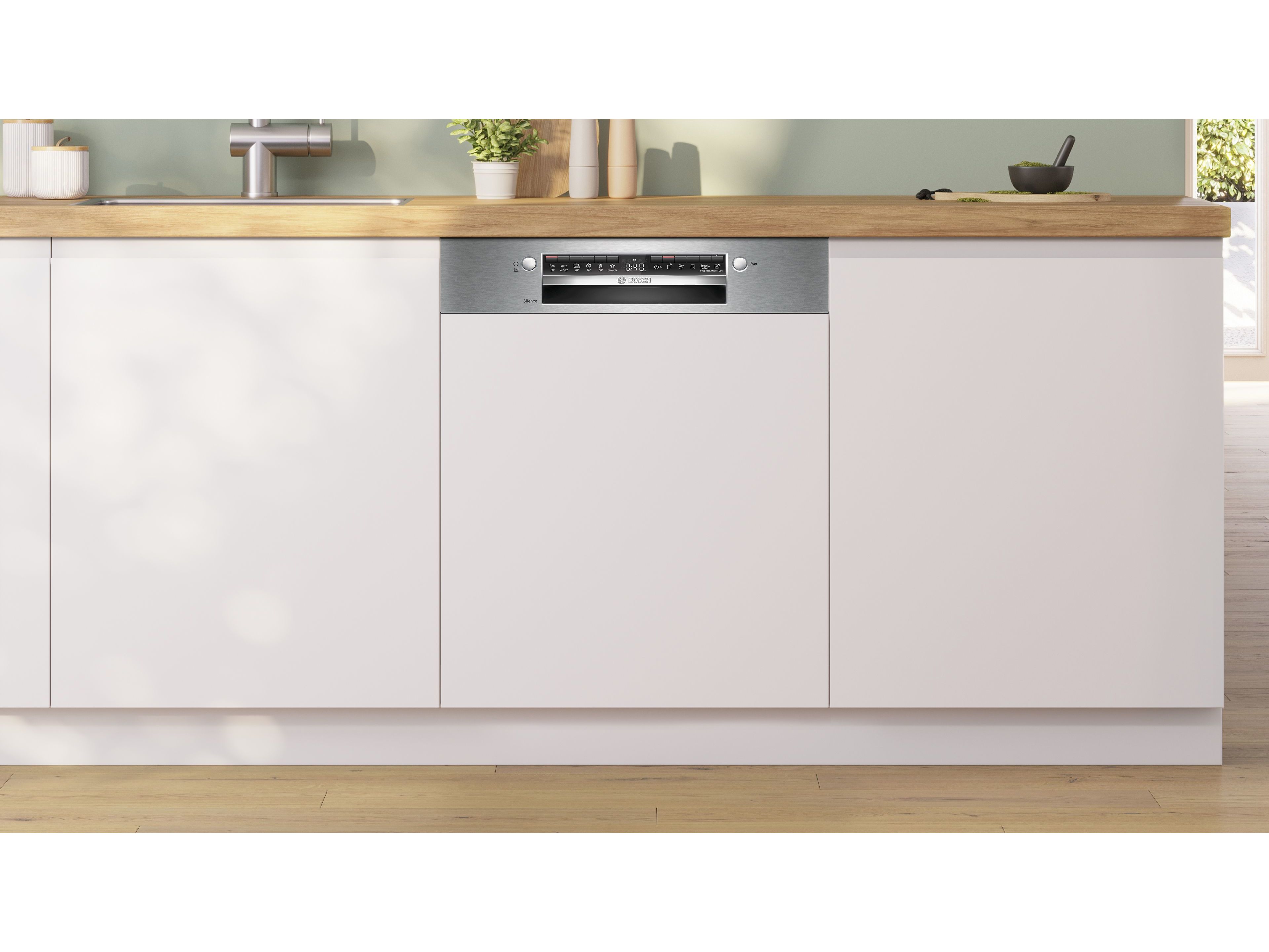 MAQUINA DE LAVAR LOIÇA DE ENCASTRE BOSCH SMI4HVS00E INOX D 14SERVIÇOS
