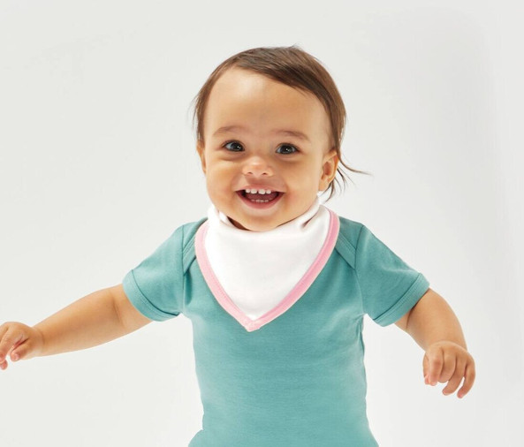 BABYBUGZ BZ023 - Bandana Bavoir Réversible Bio Bébé