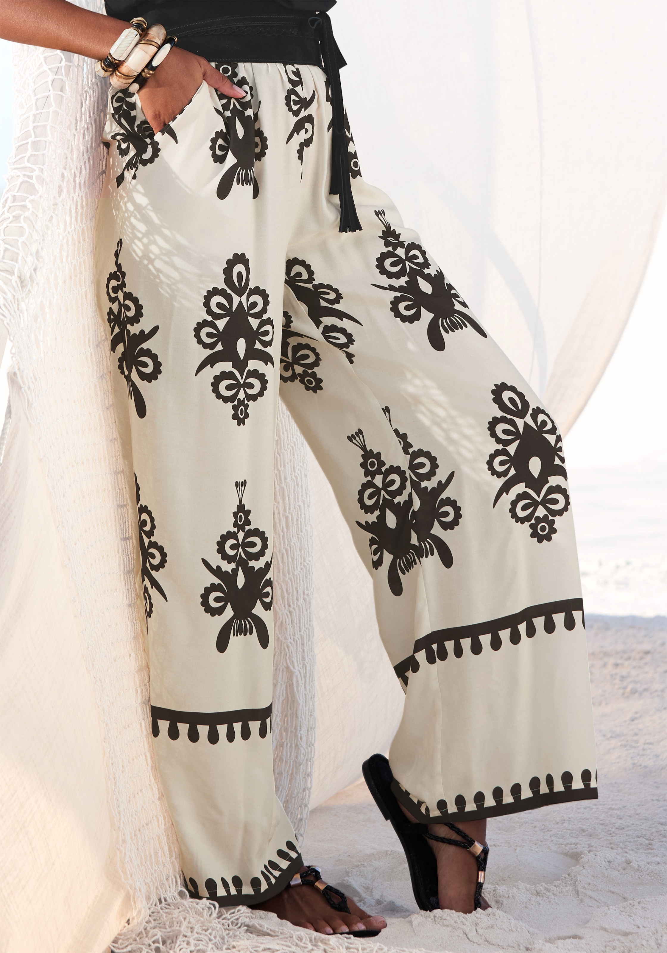 LASCANA Palazzohose  mit Ethnoprint, Sommerhose