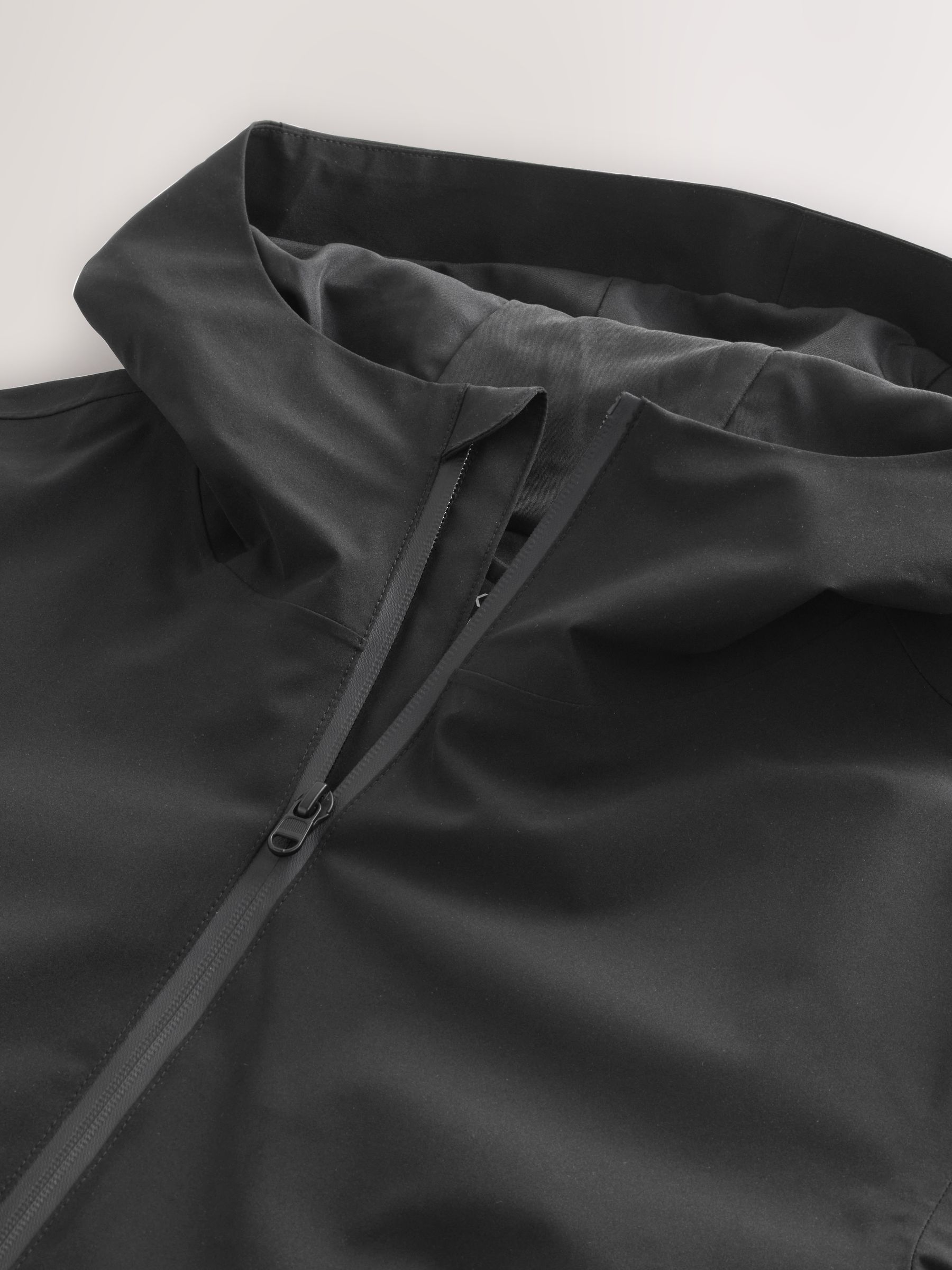 Zwart - DryTech - Waterdicht jack met capuchon