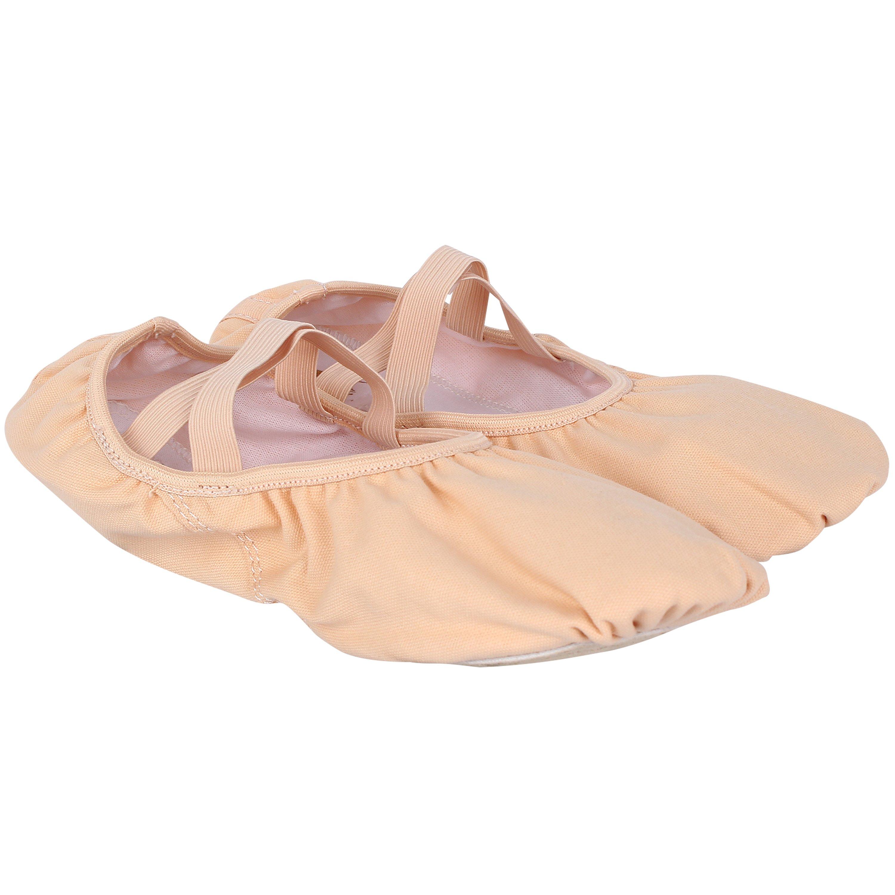 Slazenger Slaz Split Sole Canvas Ballet Shoe Ladies