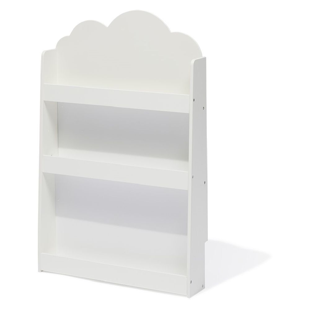 Étagère sur pieds Nuage blanc 3 niveaux - L61,5xP13,5xH95 cm