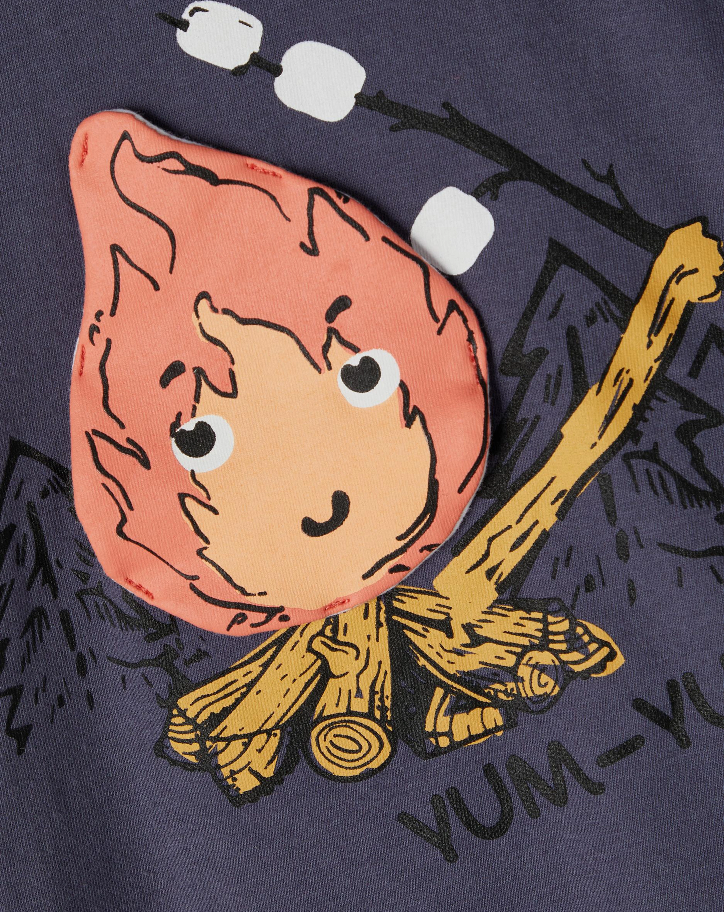 T-Shirt NMMDIDRIK LAGERFEUER in wild wind