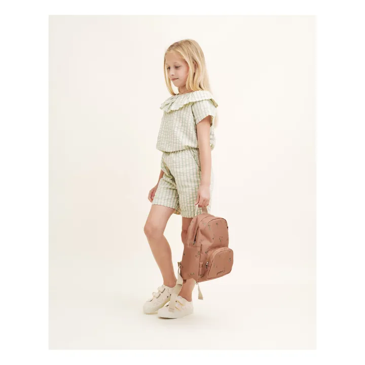 garbo&friends Blouse Rayée Seersucker | Vert