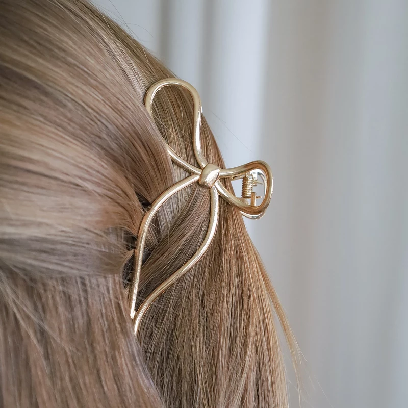 By Stær MAYA Hair Clip - Sløjfe Gold