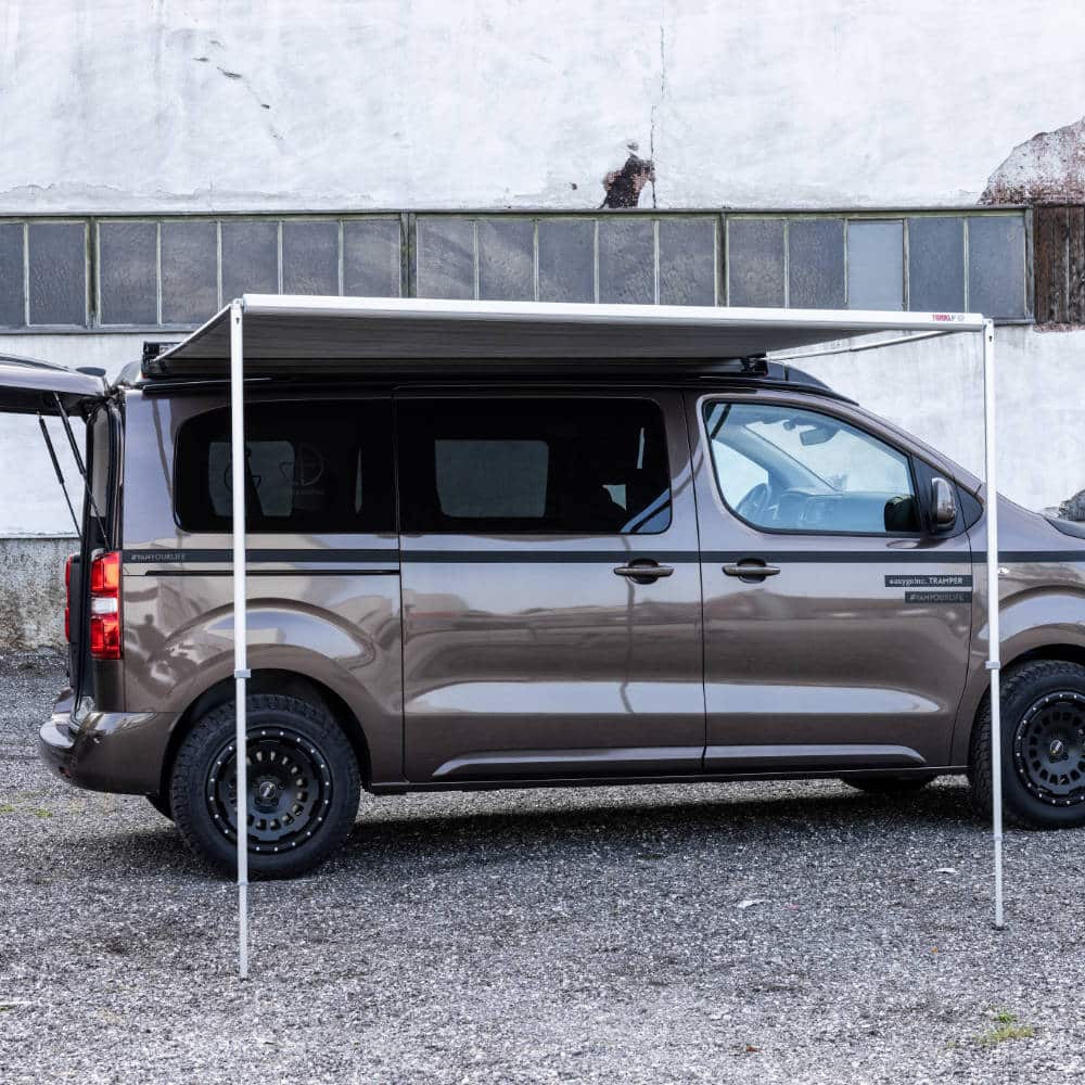 Markisen-Adapter -  Fiamma F35 Pro für Stellantis Vans Citroen Spacetourer KR LR mit Reimo Multirail