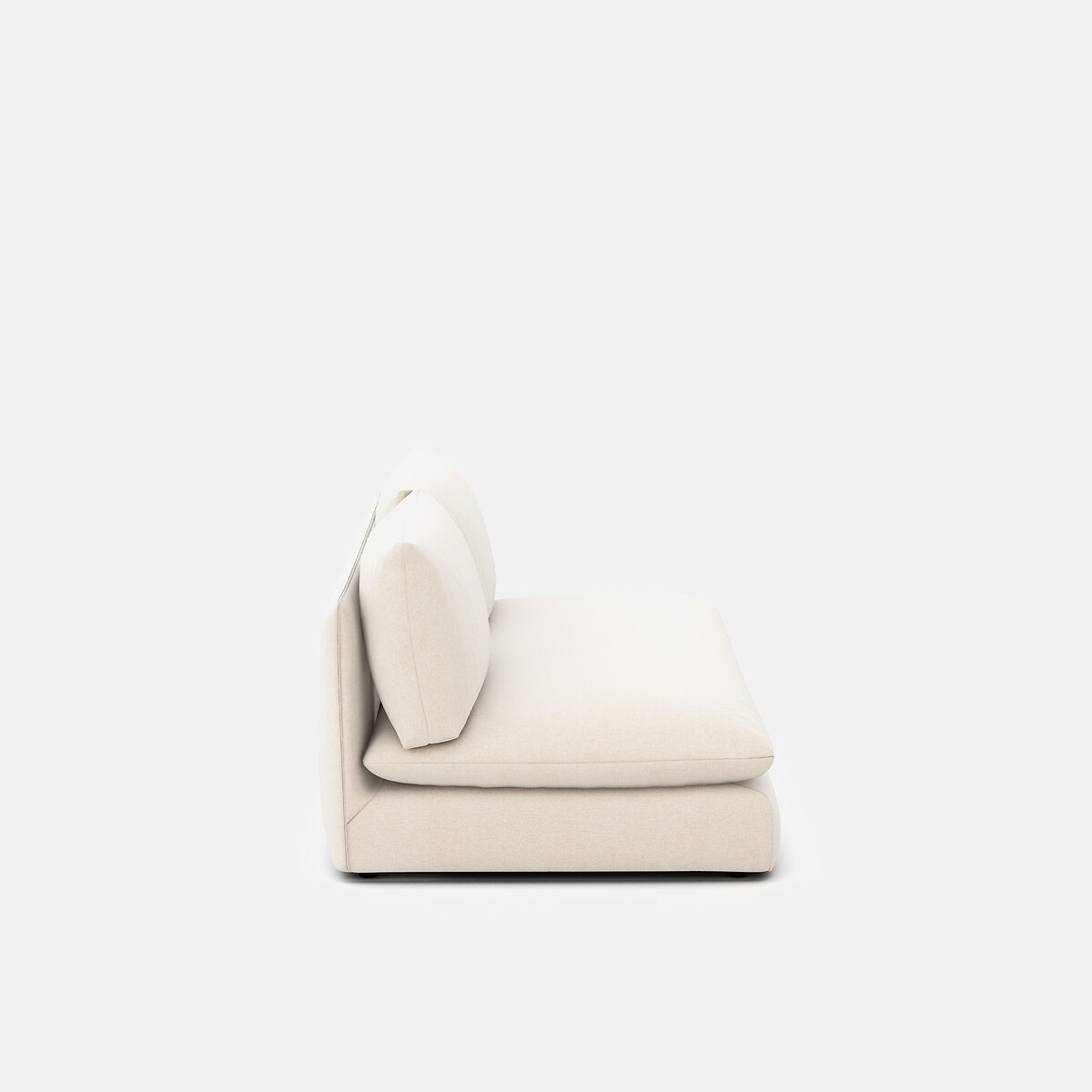 LA REDOUTE INTERIEURS<br>Sofá modular de 2 lugares. poliéster manchado, Malo