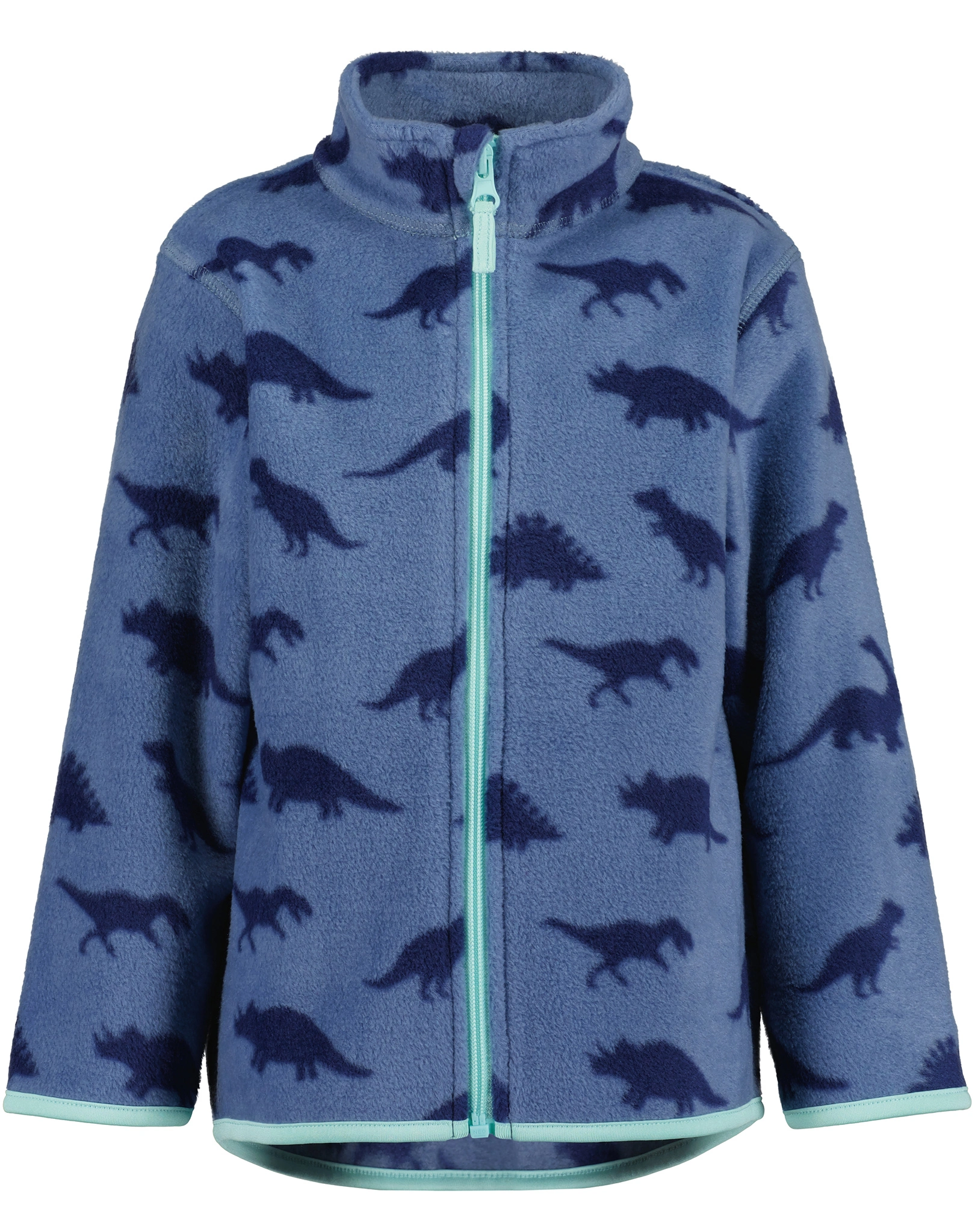 Fleecejacke DINO AOP in jeansblau
