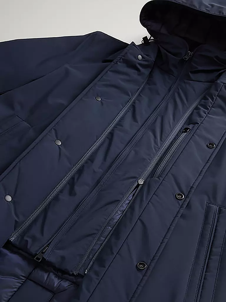 WOOLRICH Mantel blau