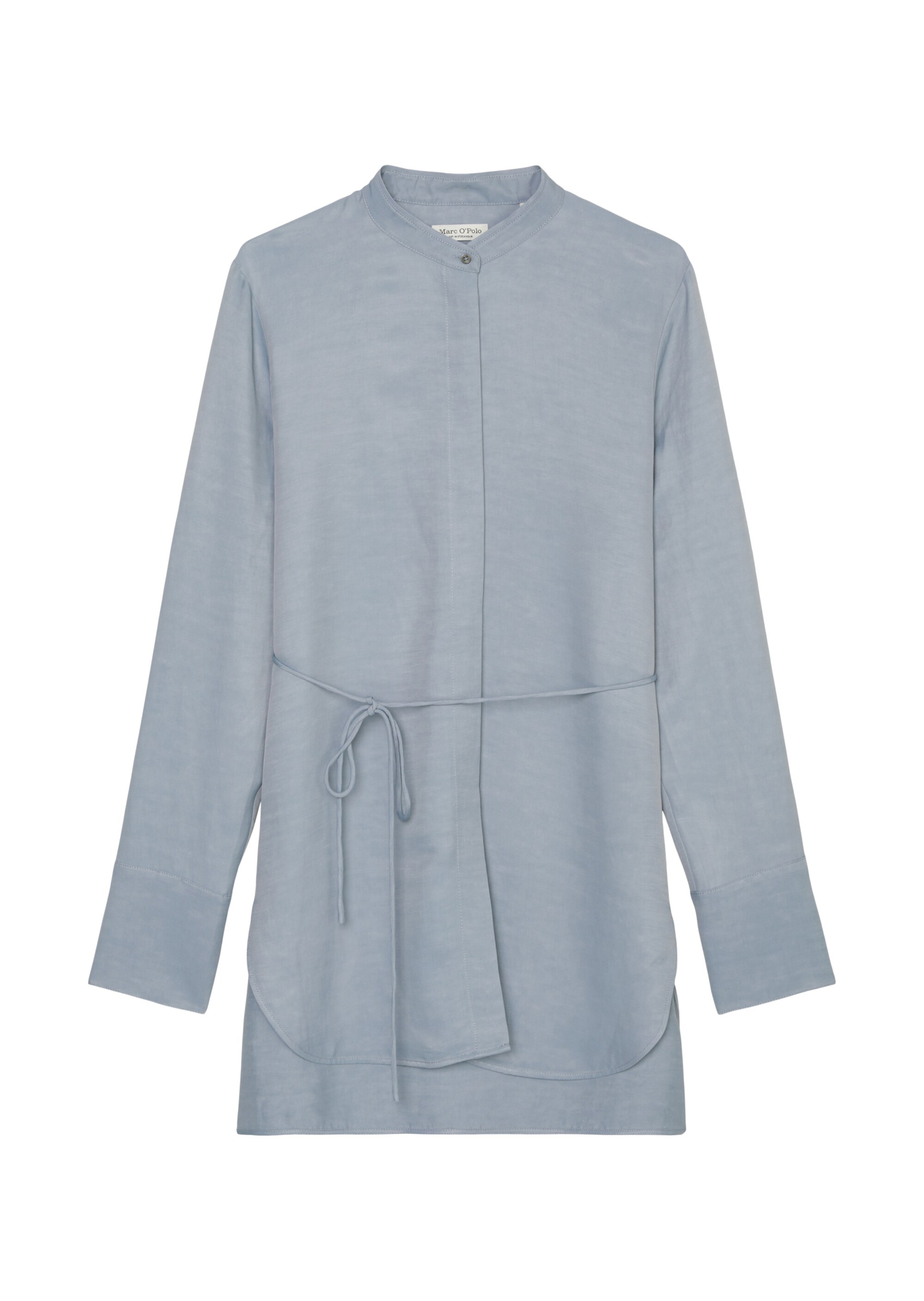 Bluse regularaus Viskose-Leinen-Mix