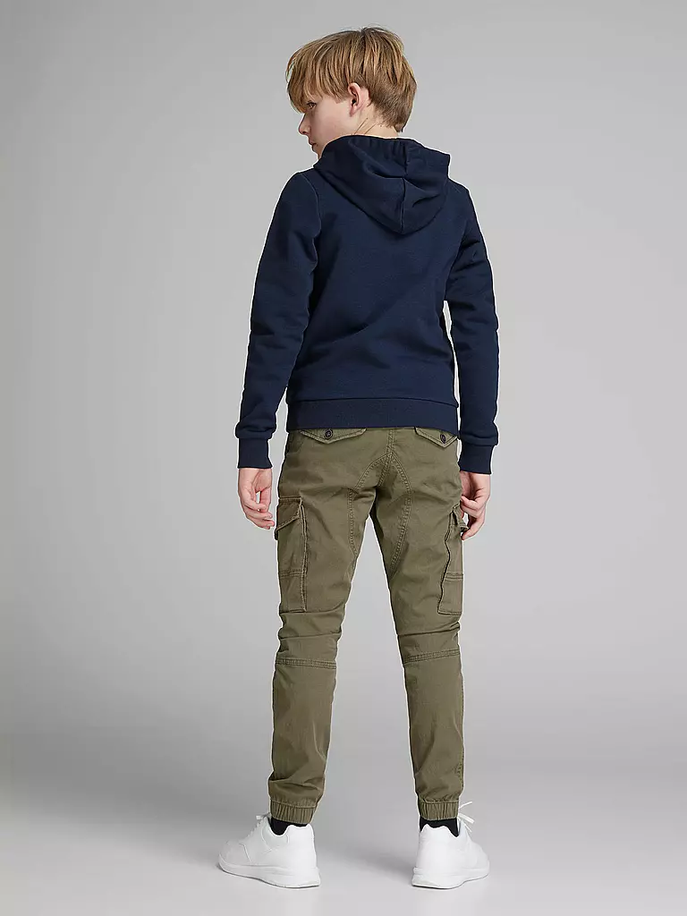 JACK & JONES Jungen Cargohose JJIPAUL JJFLAKE olive