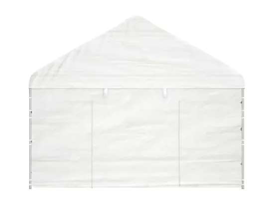 Belvédère avec toit blanc 11,15x4,08x3,22 m polyéthylène