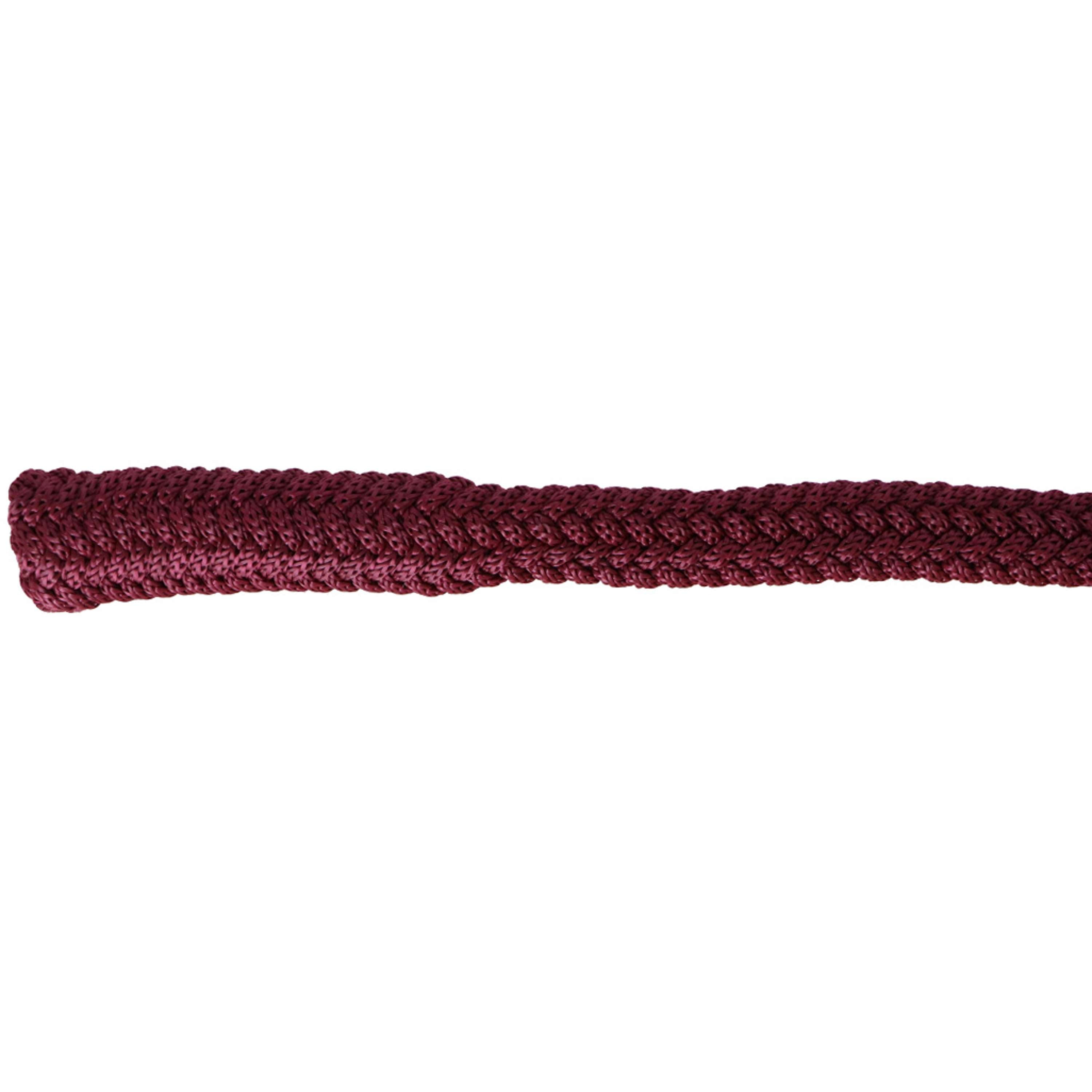 Bucas Halstertouw Show-Line met Musketonhaak Burgundy