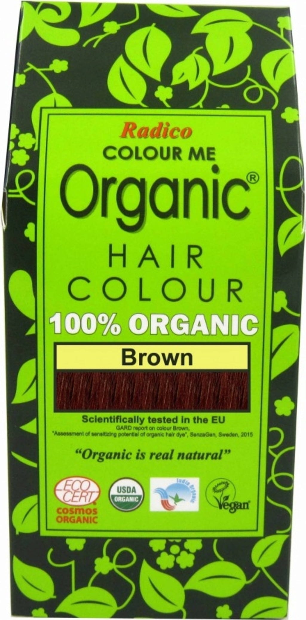 Radico  Pflanzenhaarfarbe Braun, 100 g