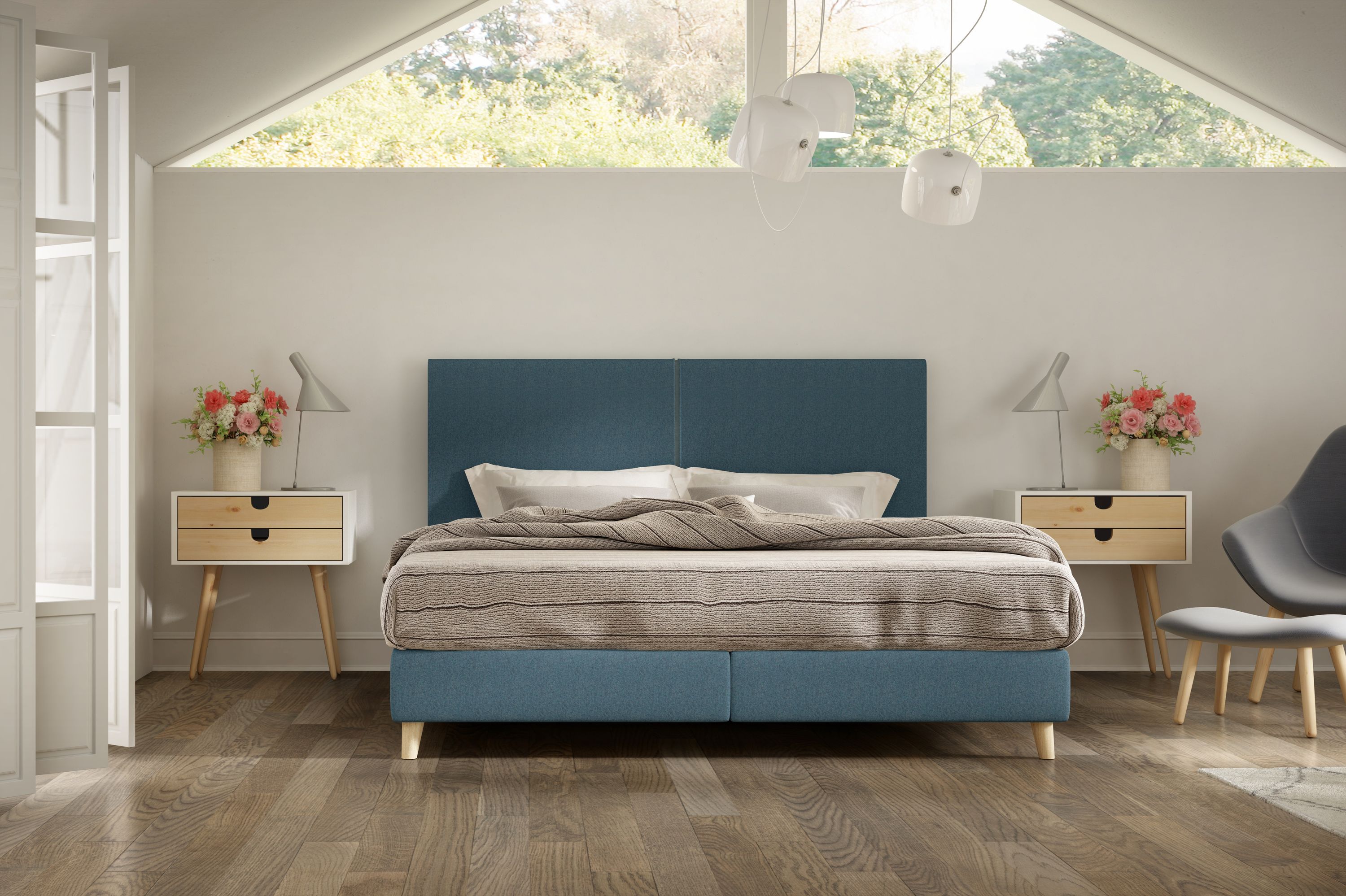 Boxspringbett SCHLARAFFIA GAP 160 x 200 cm H2