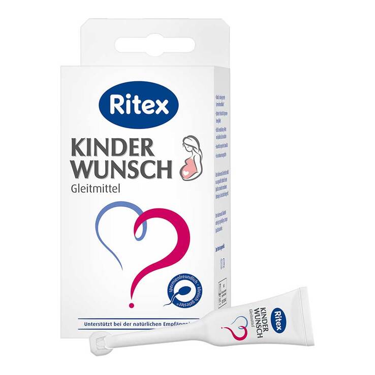 Ritex KINDERWUNSCH Gleitmittel, 8X4 ml