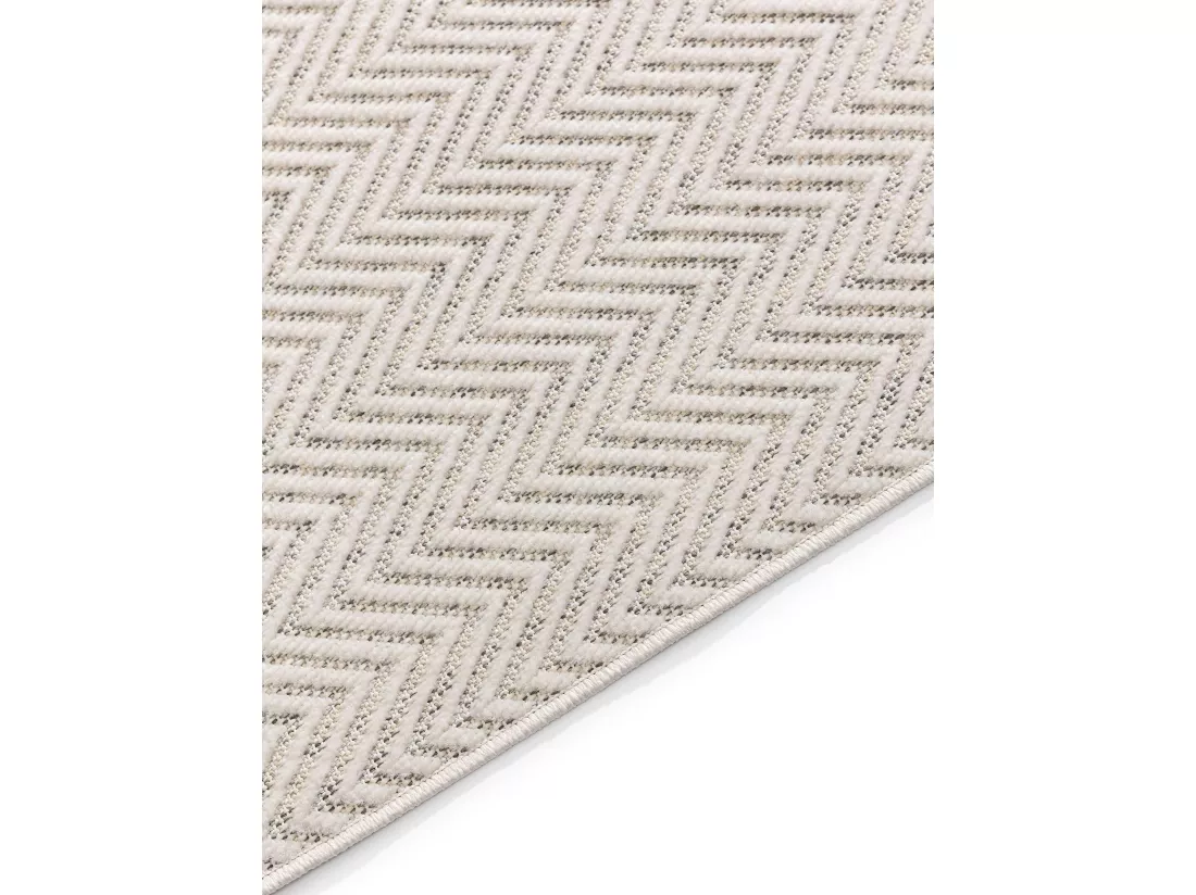 Tapis d'extérieur & intérieur Kaleo Crème/Gris 160x230 cm