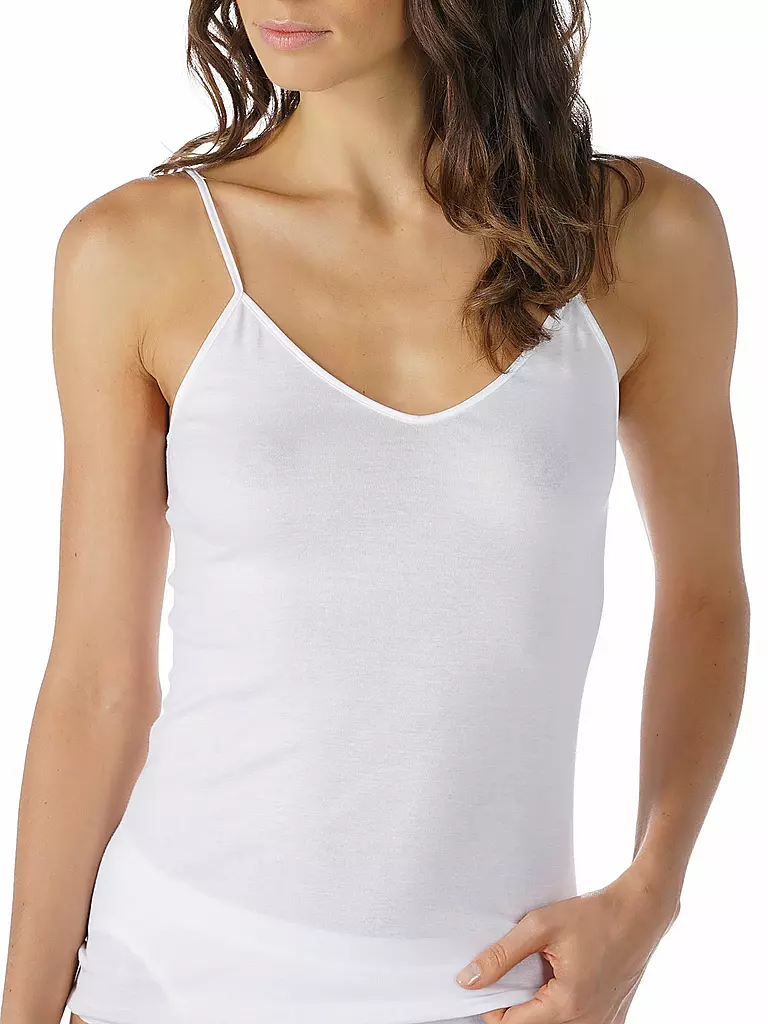 MEY Top - Unterhemd NOBLESSE weiss weiss