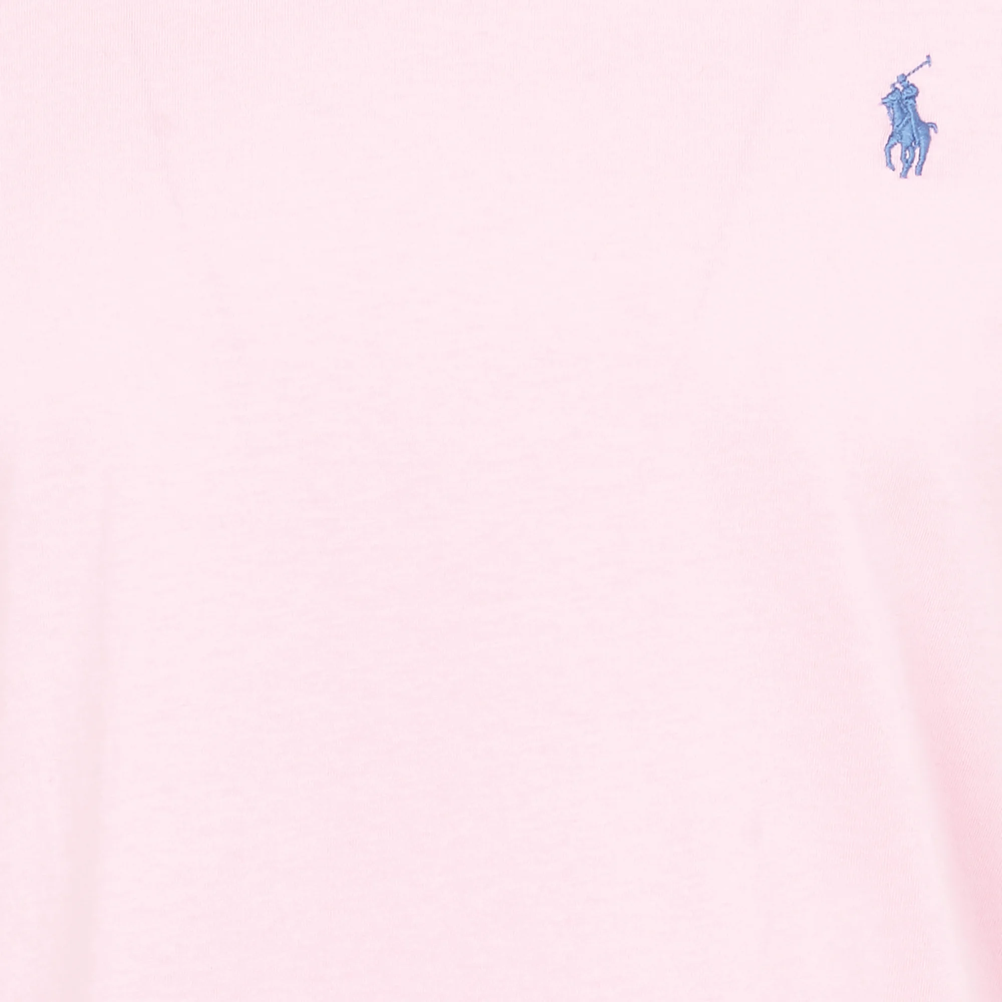 Tee-shirt col rond slim-fit en coton | Rose