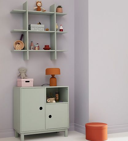Kids Concept Skab - 60x60 cm - Lyse Grøn