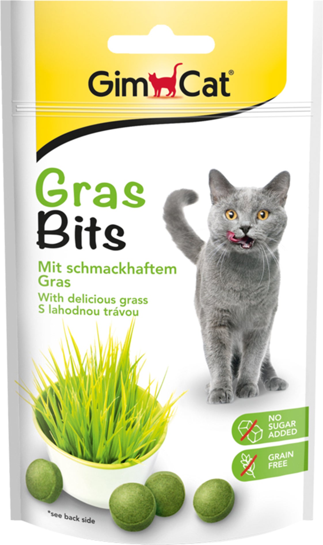 GimCat GrasBits kattensnack 40 g