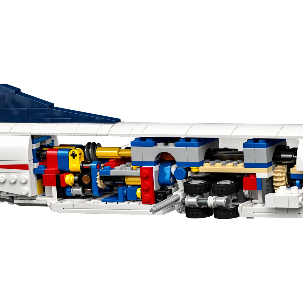 (2083-tlg. Set) Icons Klemmbausteine Flugzeug Spielzeug Fahrzeug Modell Bausatz (10318) - Concorde