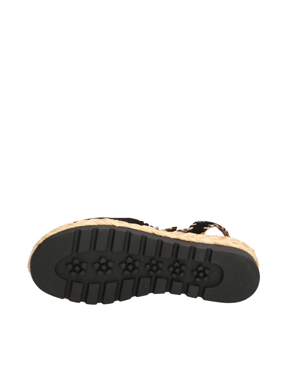 Veloursleder Sandale